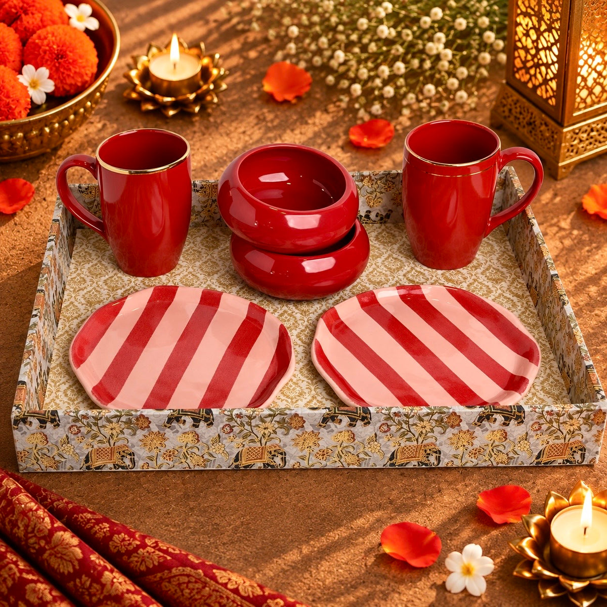 Crimson Celebration Festive Gift Hamper