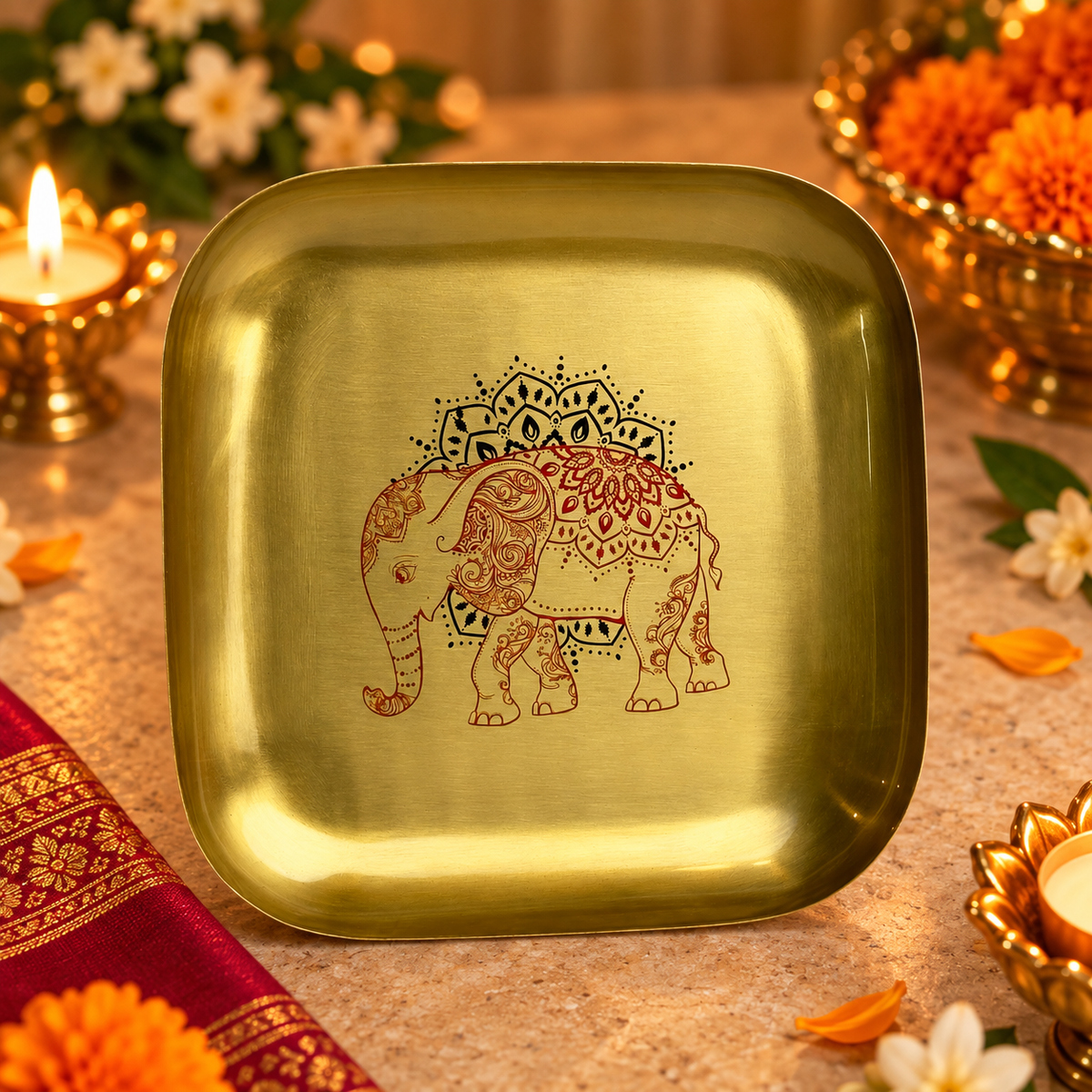 Swarna Gaj - Serving Tray
