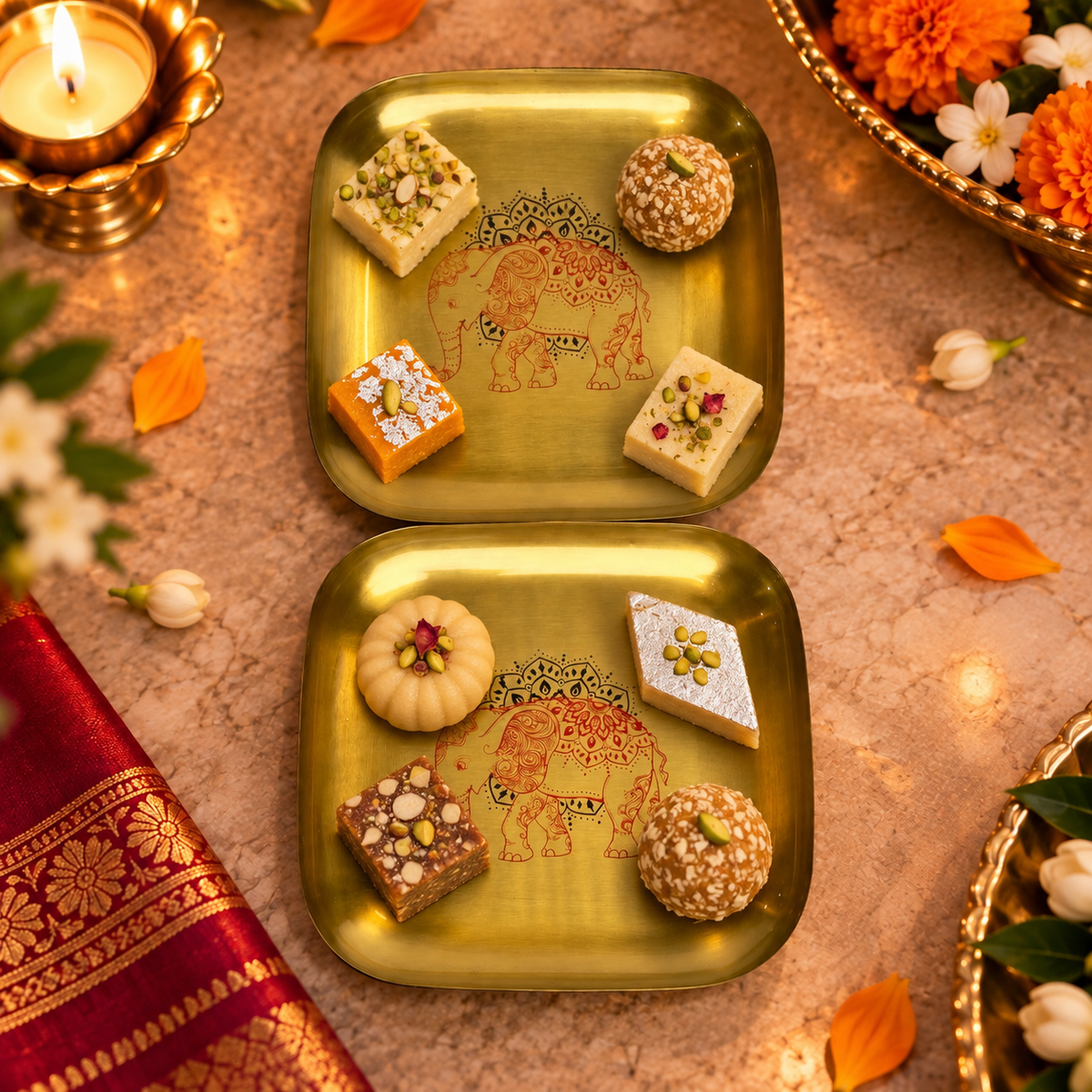 Swarna Gaj - Serving Tray