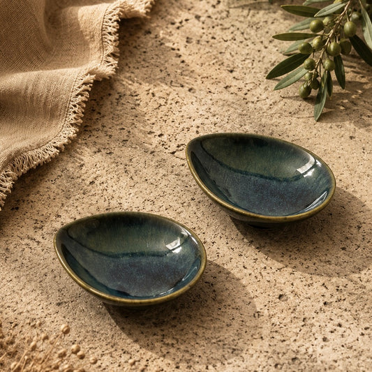 Veda Teardrop Mini Tapas Bowls - Set of 2