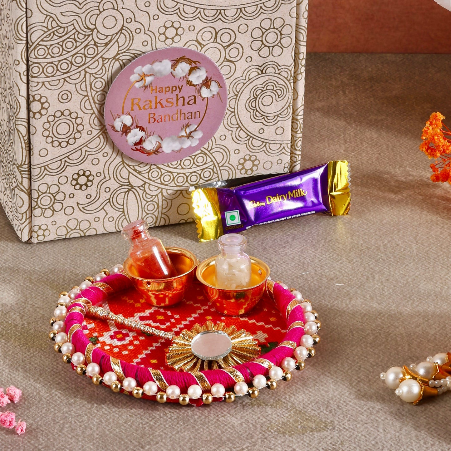 Mini Rakhi Gift Hamper - Eyeconic Bond for Bhaiya Bhabhi