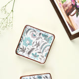 Muted Pastel Phool Bagh Square Plates