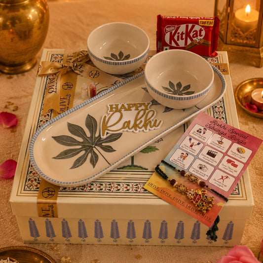 Rakhi Gift Hamper - Willow Crest Elegance for Bhaiya & Bhabhi