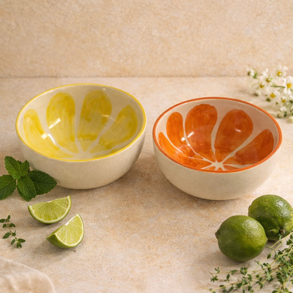 Lemonade and Citrus All Purpose Bowls - pack of two
