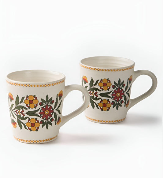Flower Trellis Espresso Cups - Pack of 2