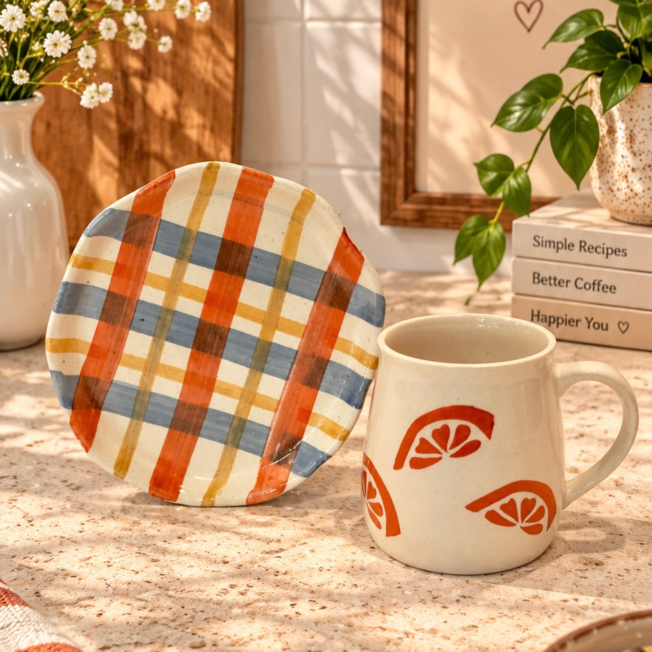 Orange Zest Snack Set - 2 pieces