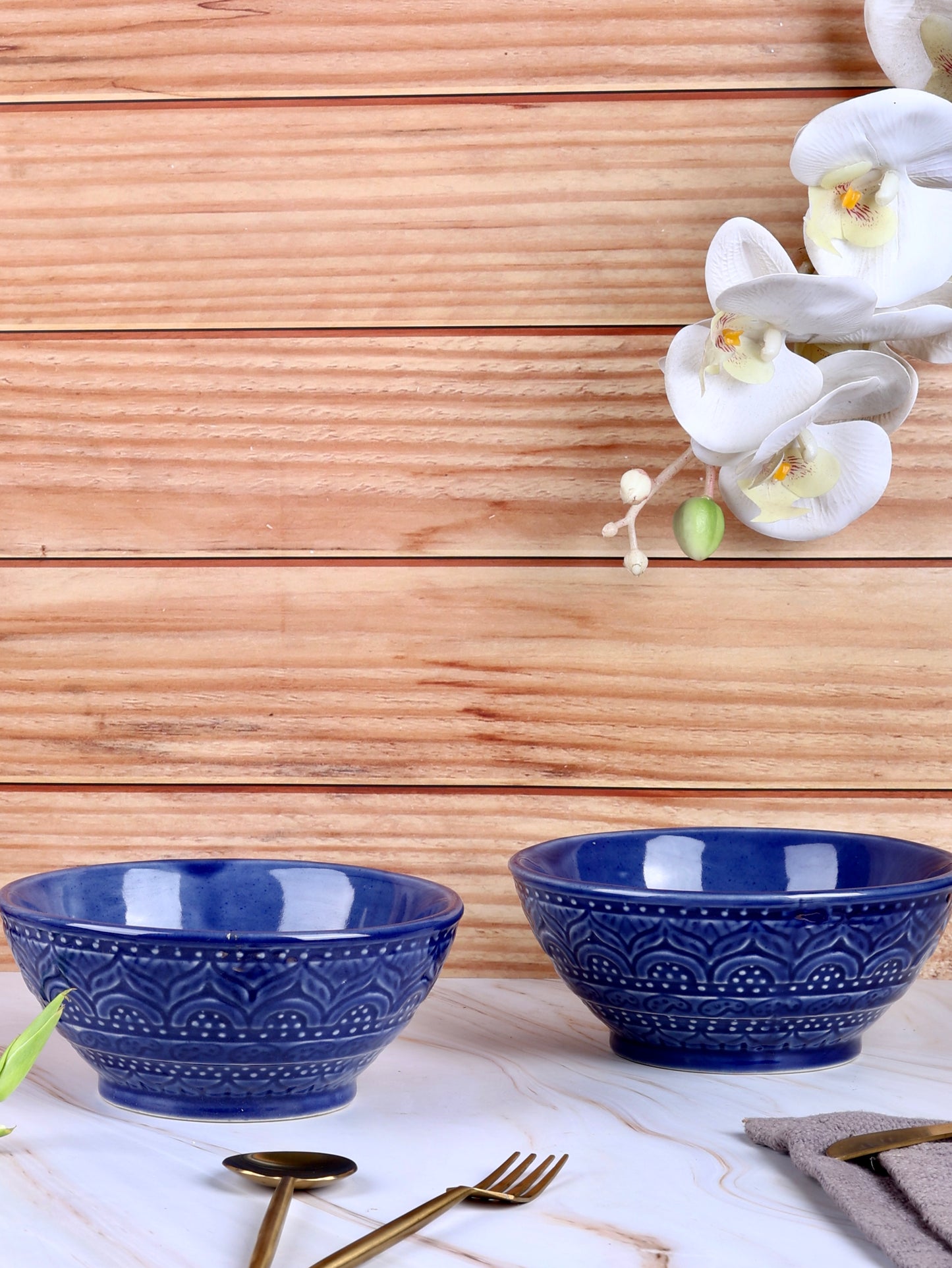 Rooh Blue Serving Bowl