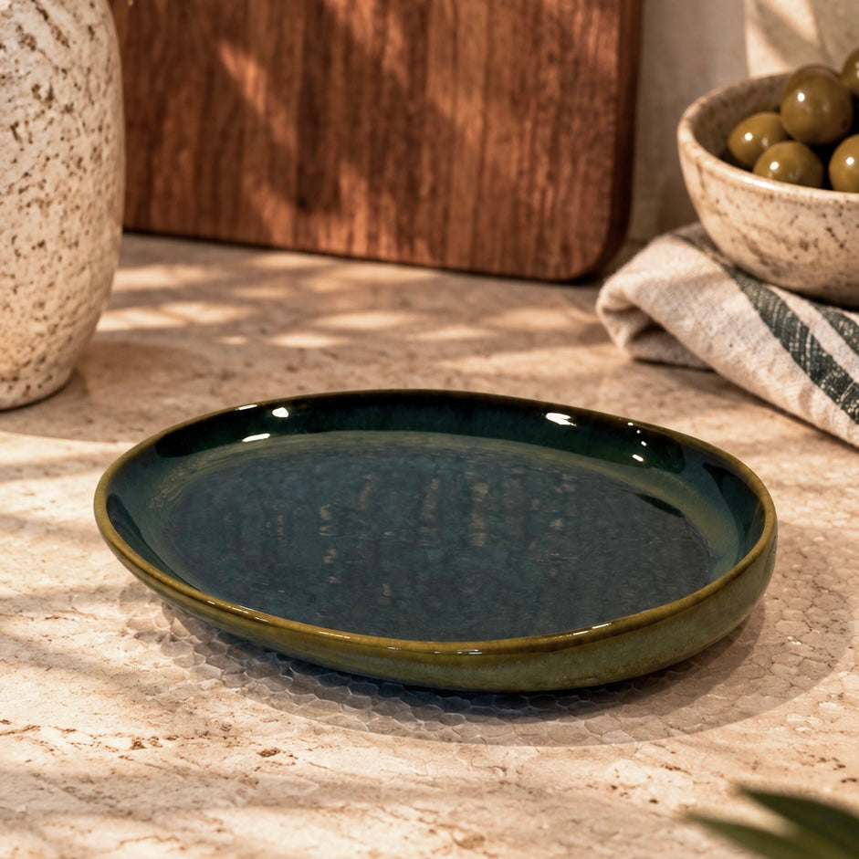 Veda Uneven Deep Sided Snack Plate