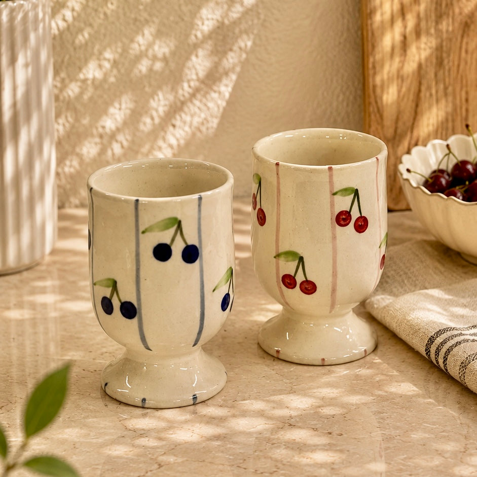 Blueberry and Cherry Goblet - Pack of 2