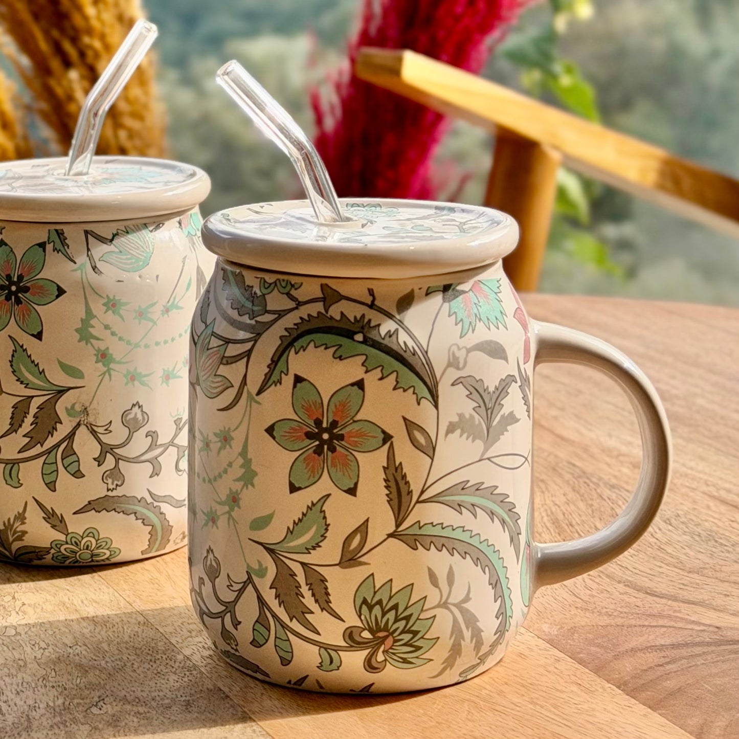 Phool Bagh Ceramic Sipper