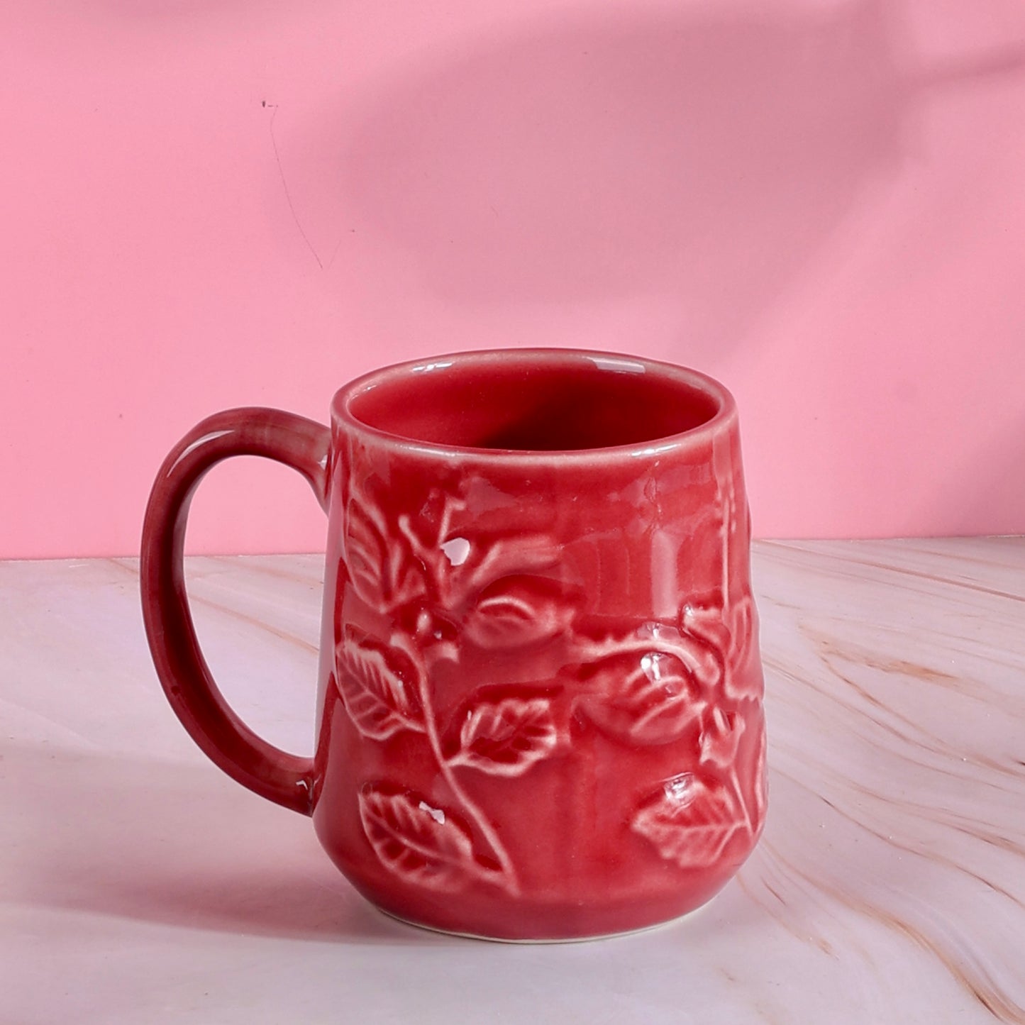 Red Hibiscus Mug - Set of 2