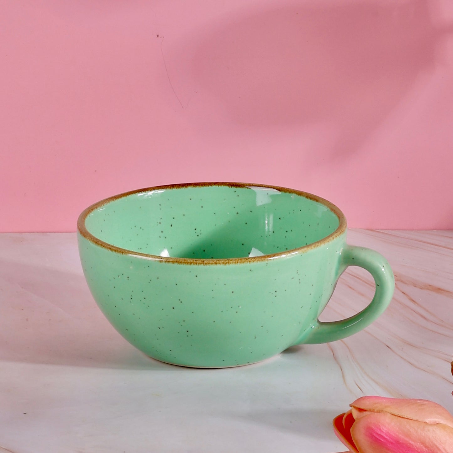 Mint Chic Gigi Wide Cappuccino Mug