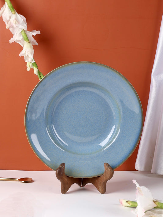 Sky Blue Pasta Plate Large