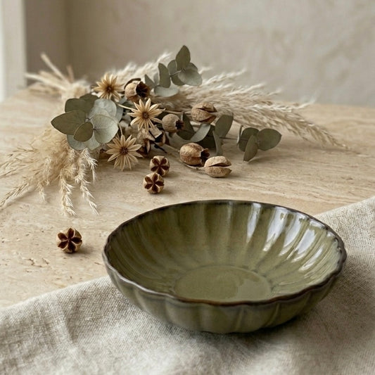 Varsha Scalloped Shallow Bowls