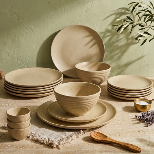 Sienna Sands Studio Pottery Dinner Set for 6 - 20 pieces