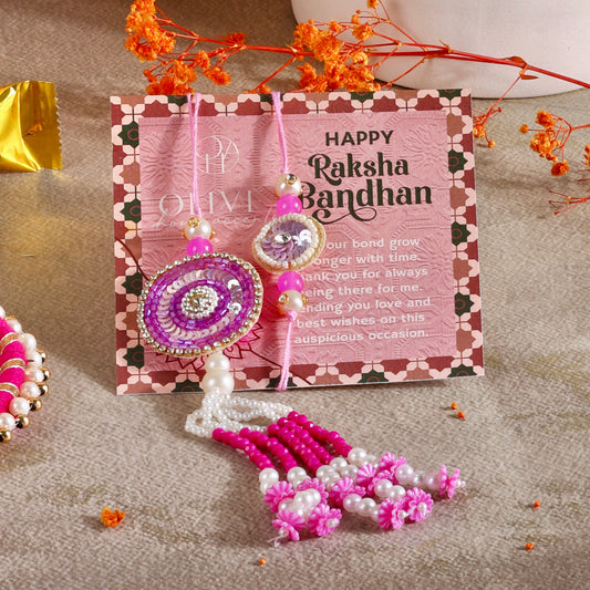 Extra Rakhi and Lumba to be added to your order - for Bhaiya Bhabhi