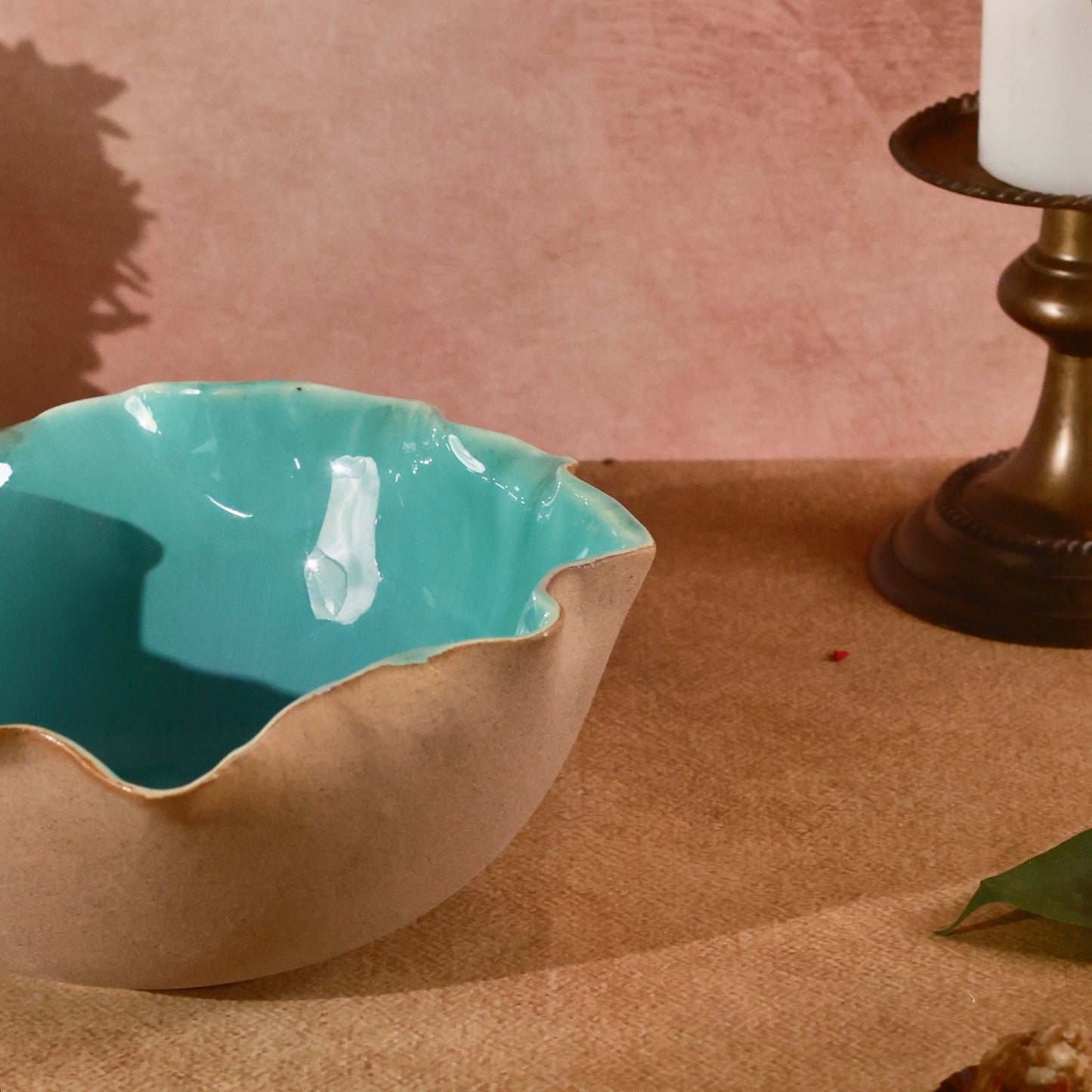 Ocean Whisper Studio Pottery Serving Bowl