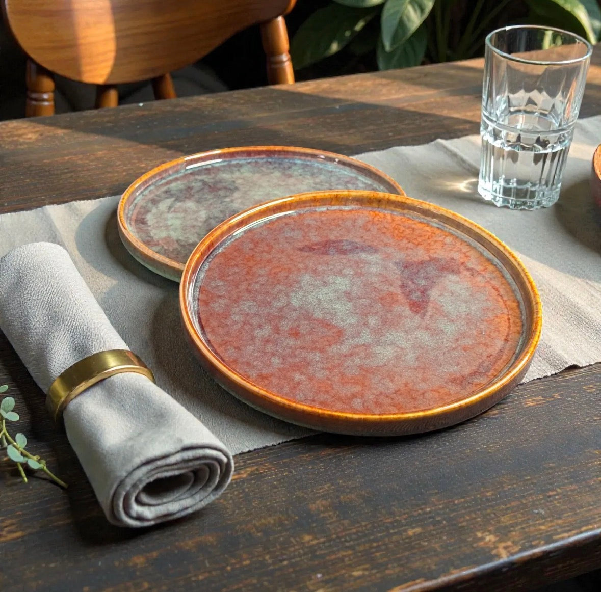 Rustic Earth Studio Pottery Deep Sided Plate Medium - Pack of one