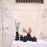 Marhaba Set of 5 Black Vases - Elegant Decor for the modern home