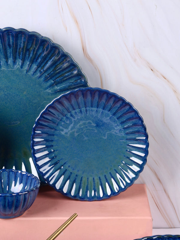Blue Medusa Studio Pottery Quarter Plate