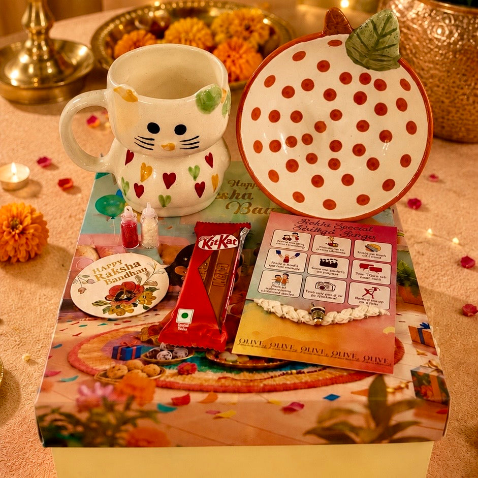Rakhi Gift Hamper - Kitty Hugs for Brother