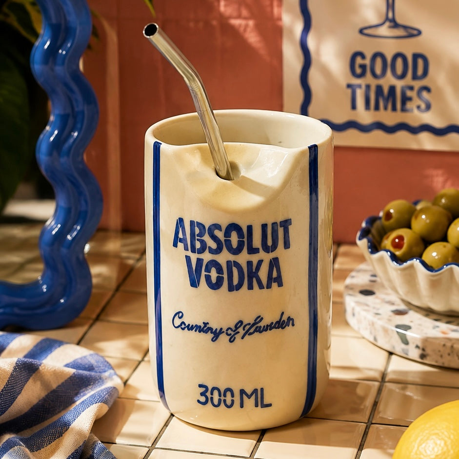 Absolut Vodka Sippers - with stainless steel straws