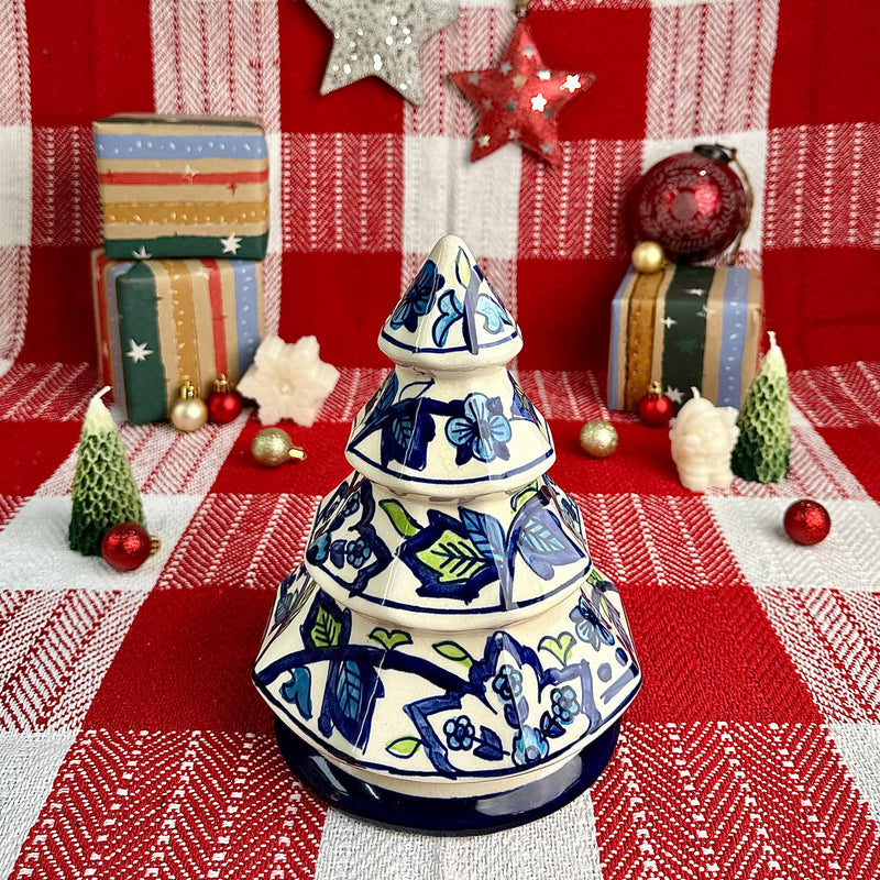 Blueberry Noel Ceramic Christmas Tree