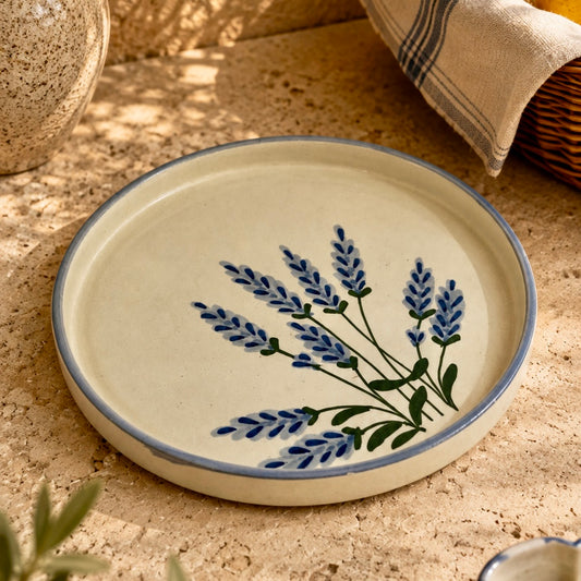 Lavender Deep Sided Plate