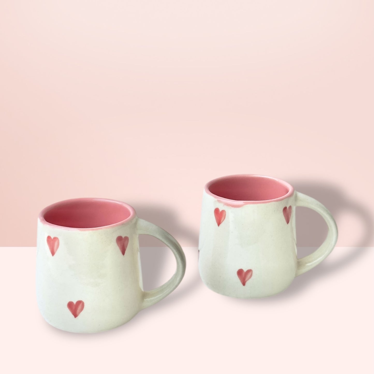 Irresistible Heart Mugs - Set of 2