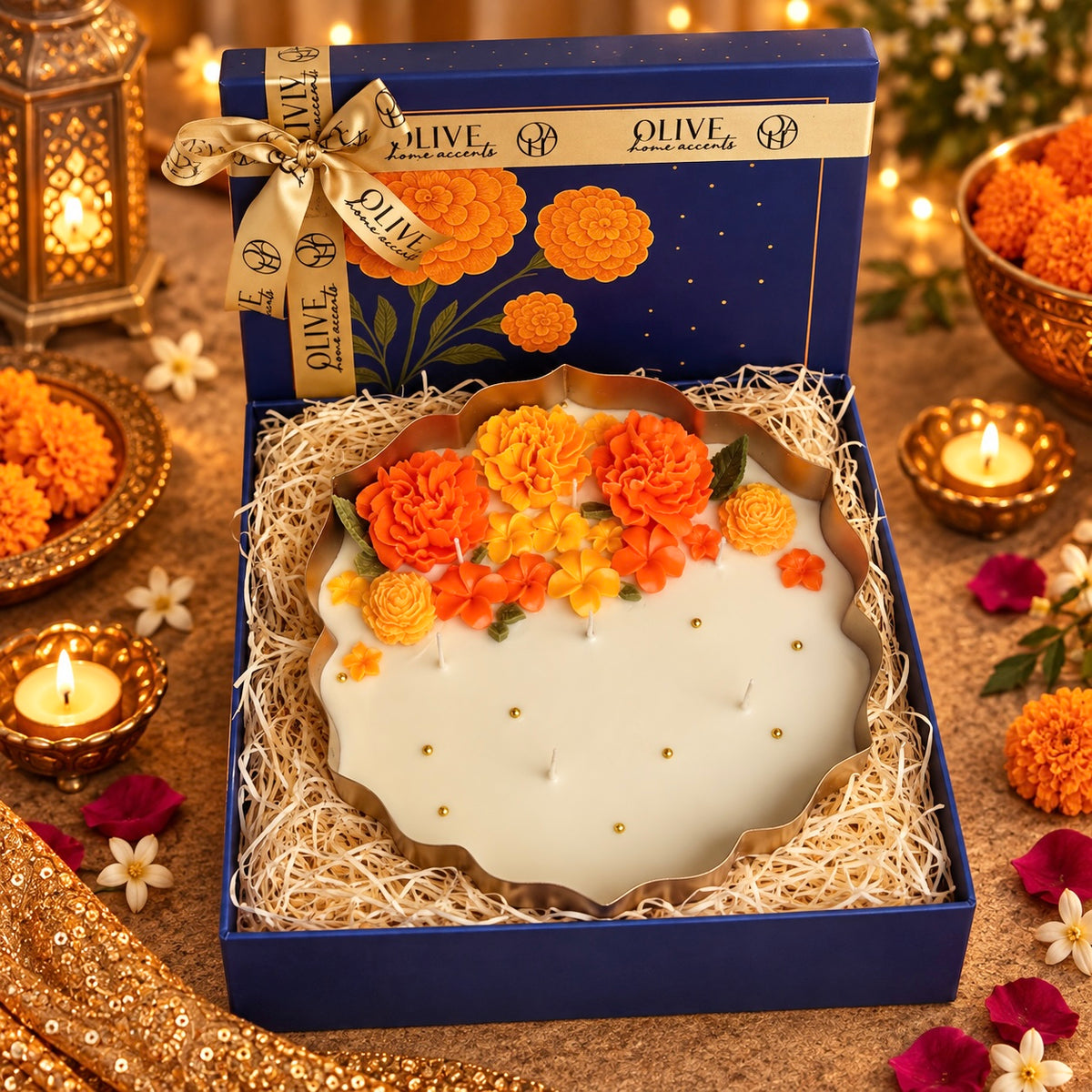 Genda Utsav Candle Gift Hamper