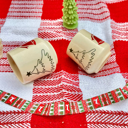 Holiday Cheer Stoneware Mug - Set of 2