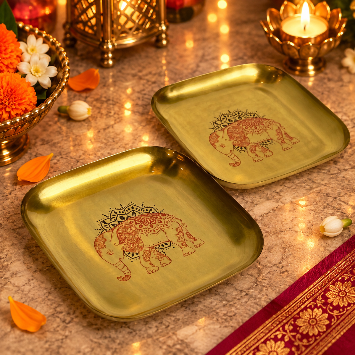 Swarna Gaj - Serving Tray