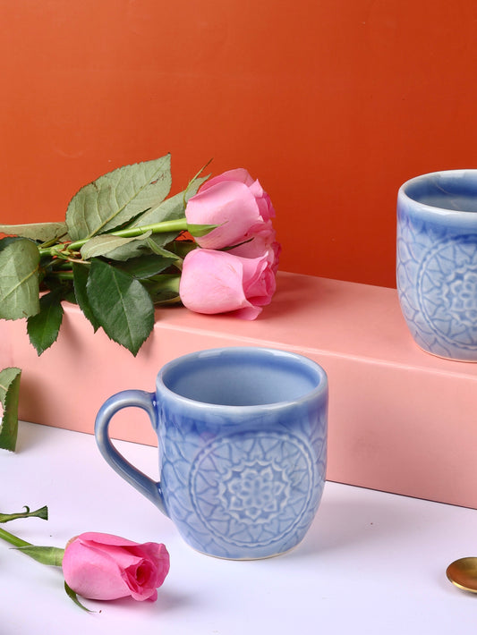 Spring Embossed Mugs - Beautiful Spring Colours