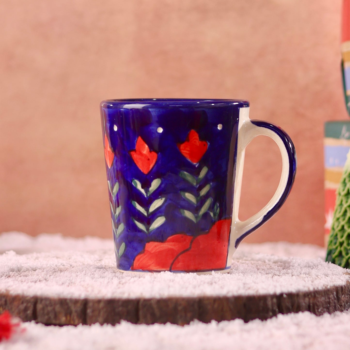 Whimsical Wonderland Handpainted Mugs - Set of 2