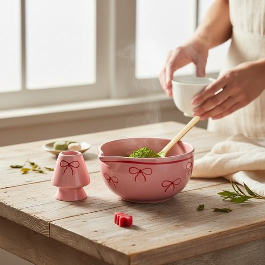 Bow-Licious Matcha Bowl Duo