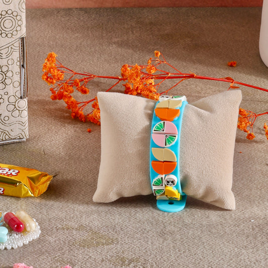 Mini Rakhi Gift Hamper - Lego DIY Band for Brother