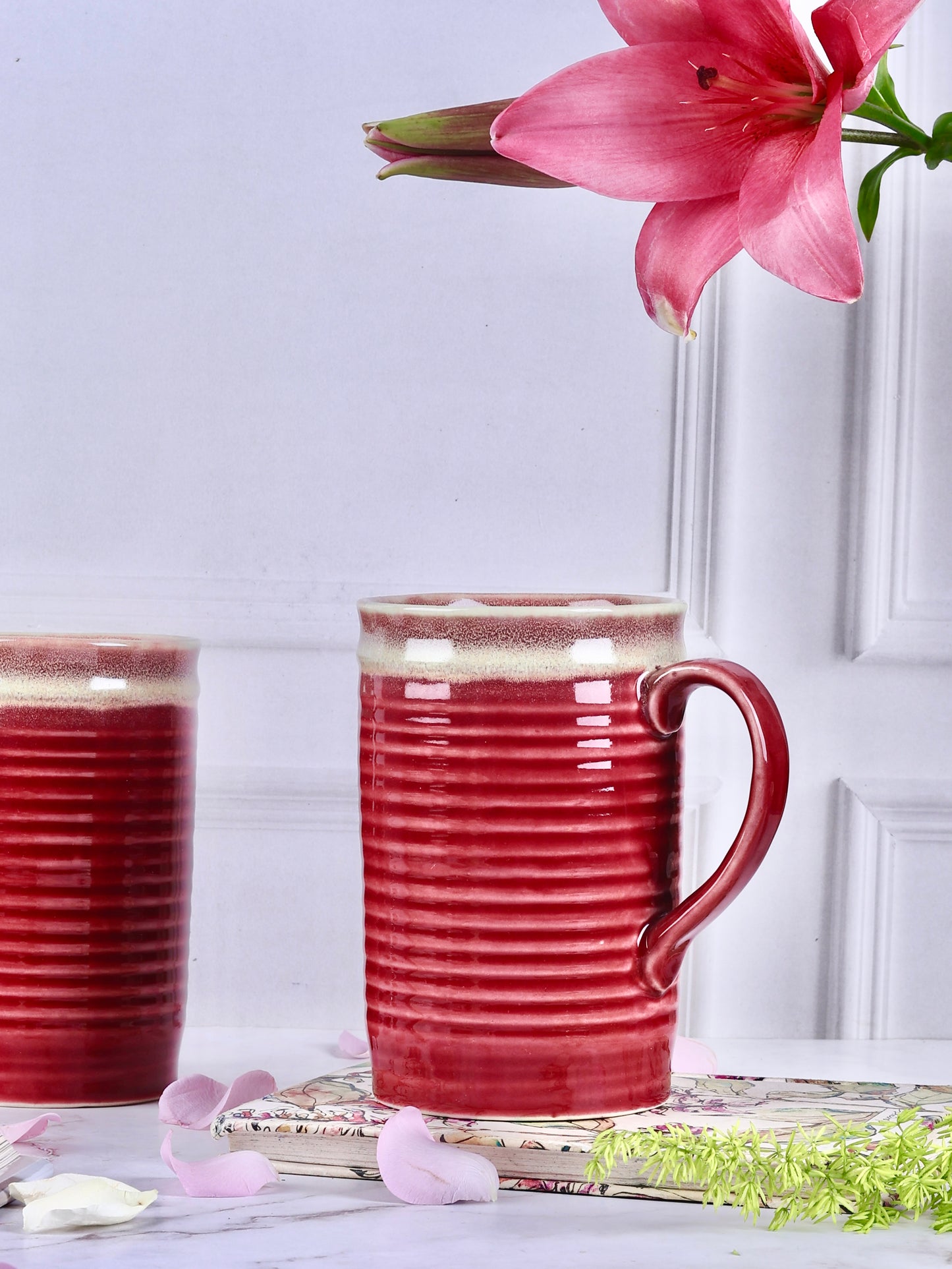 Red Studio Pottery Beer Mug