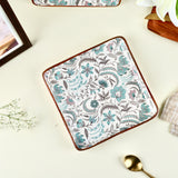 Muted Pastel Phool Bagh Square Plates