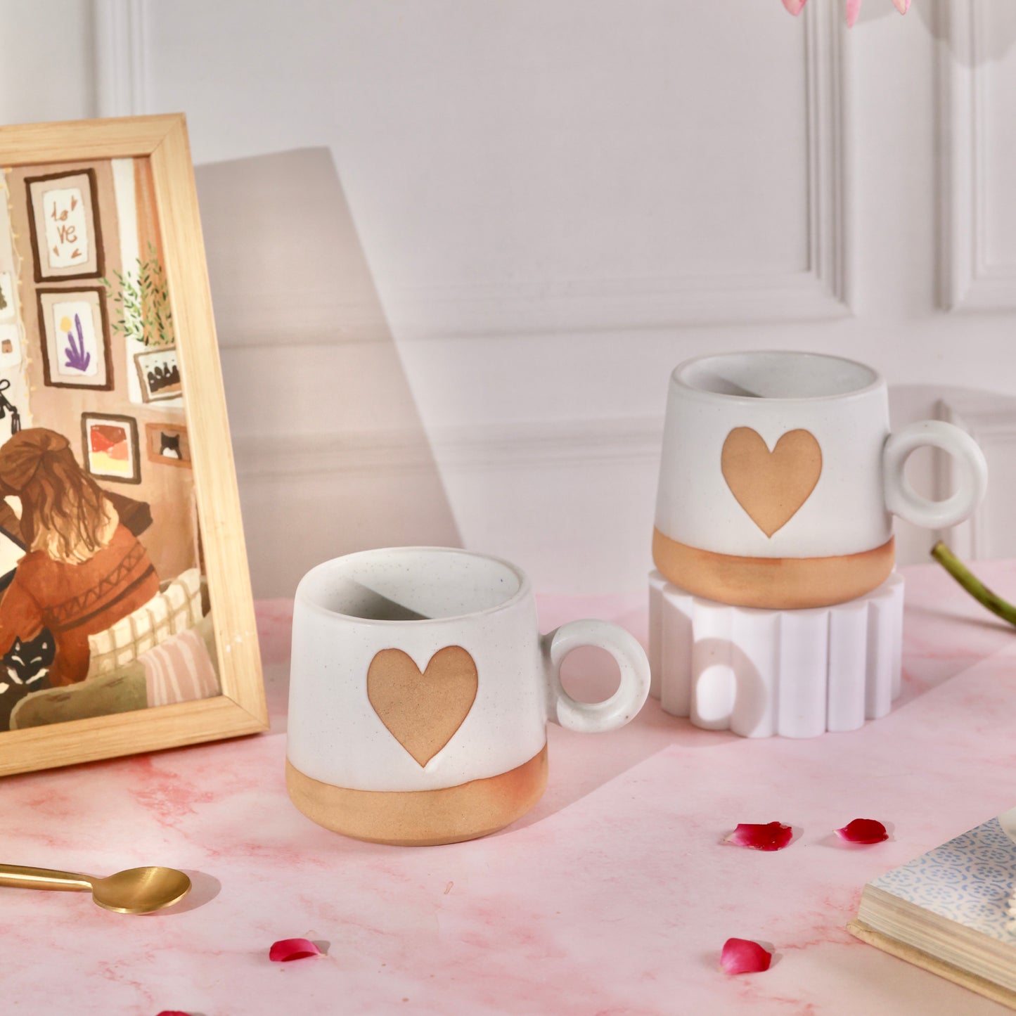 Heart is Full Mugs