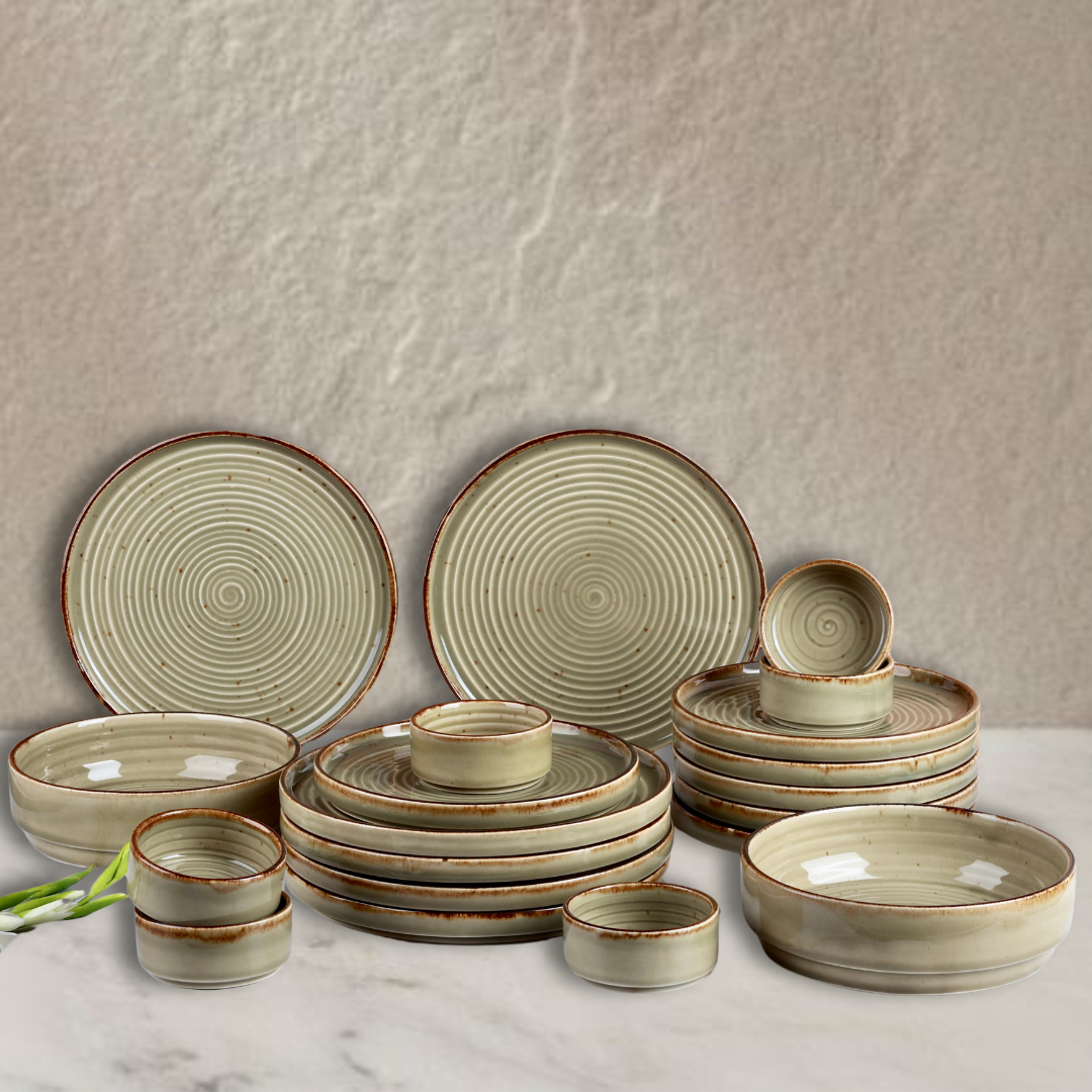 Adah Studio Pottery Dinner Set for 6 - 20 pieces