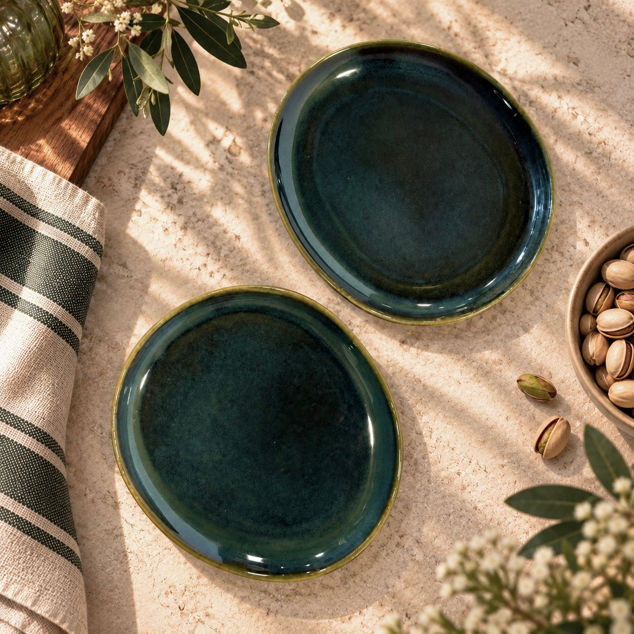 Veda Uneven Deep Sided Snack Plate