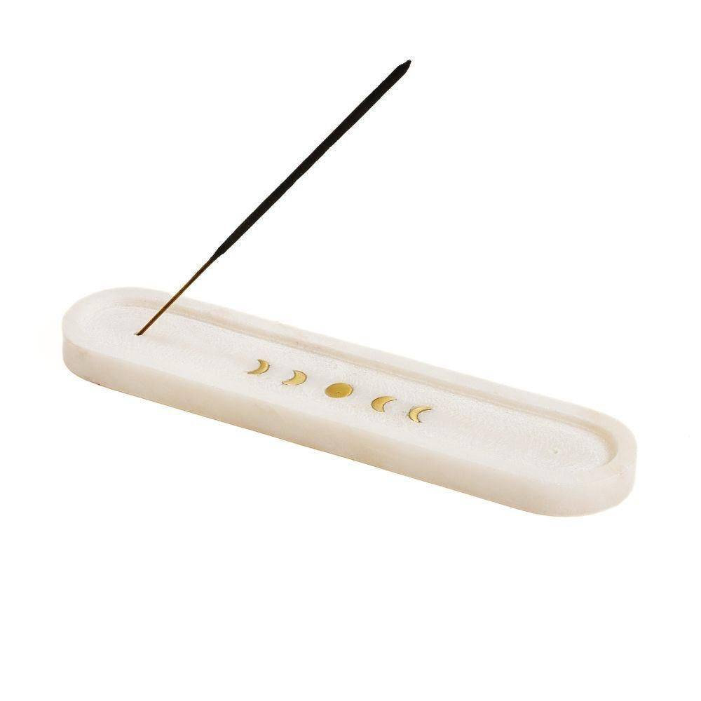 Celestial Marble and Brass Incense stick holder
