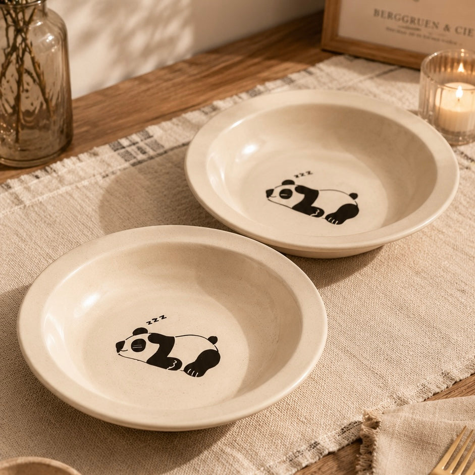 Lazy Panda Pasta Plate