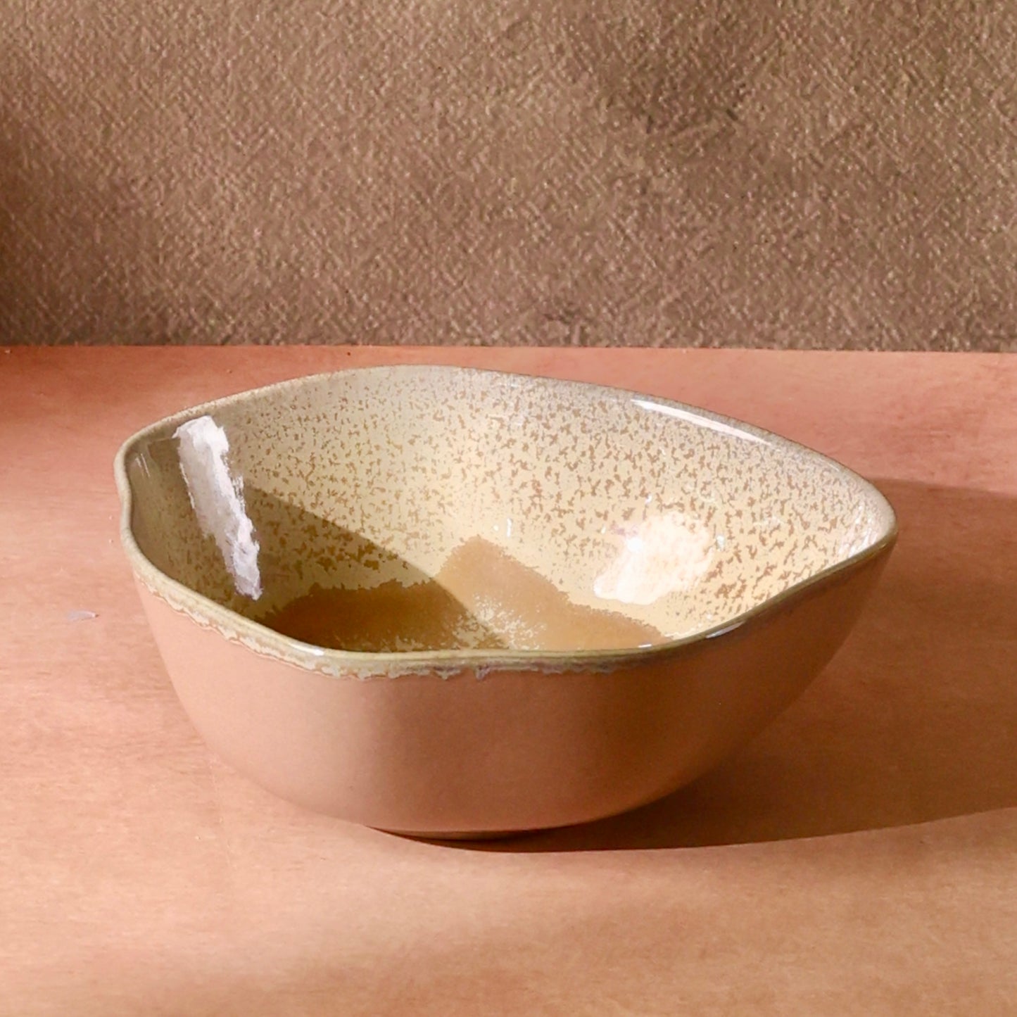 Studio Pottery Uneven Snack Bowl