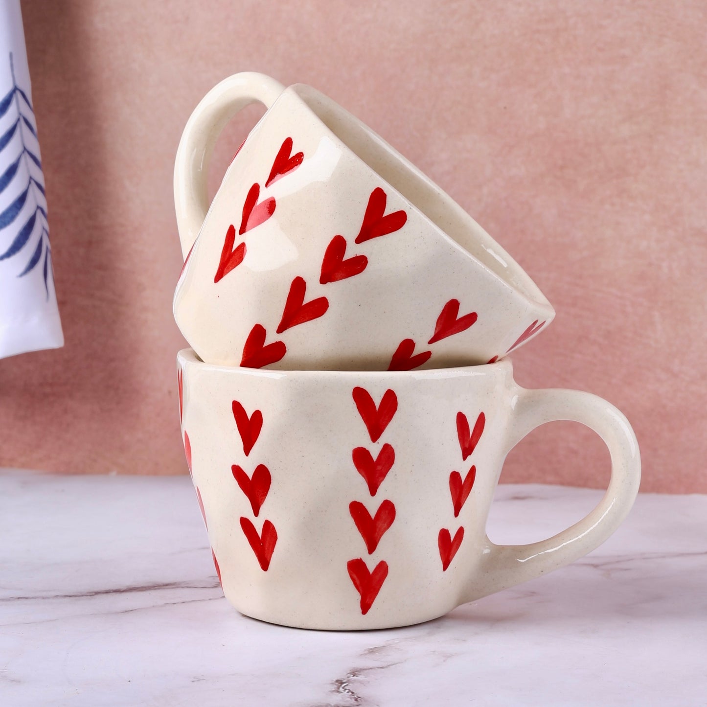 Beating Heart Handmade Mug - Pack of 2