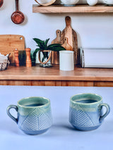 Charlie Short Leaf Mugs