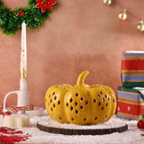 Yellow Pumpkin T-light Holder