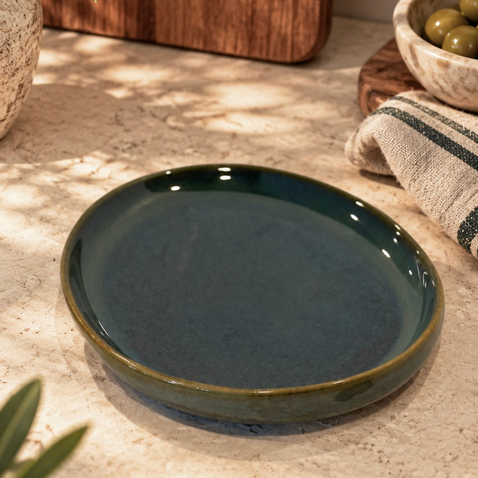 Veda Uneven Deep Sided Snack Plate