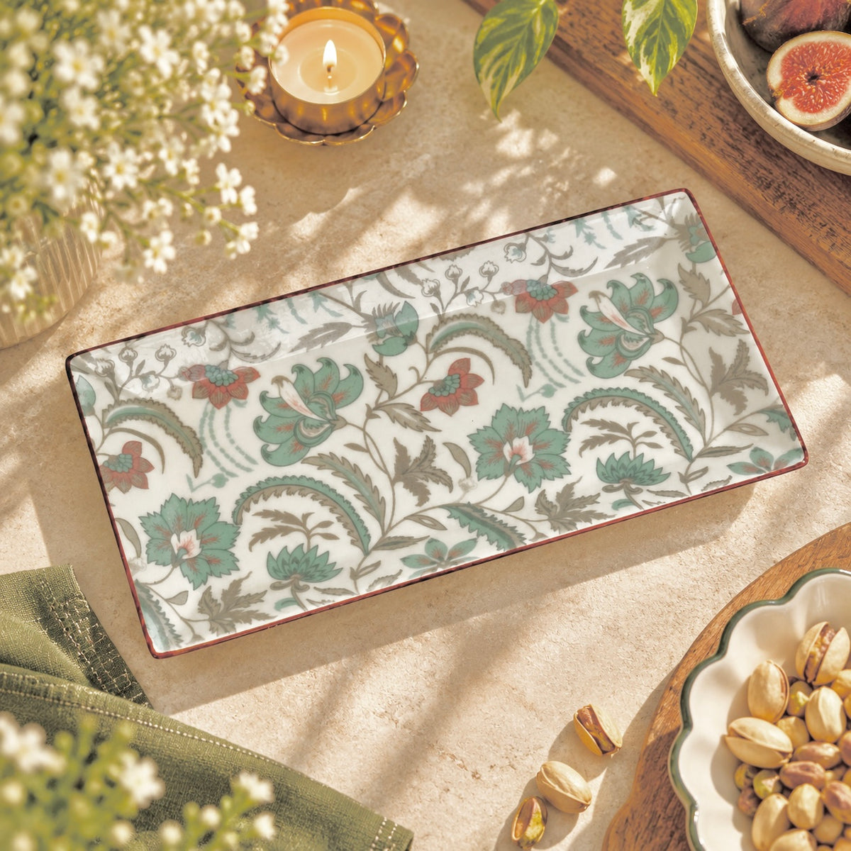 Phool Bagh Glossy Tray
