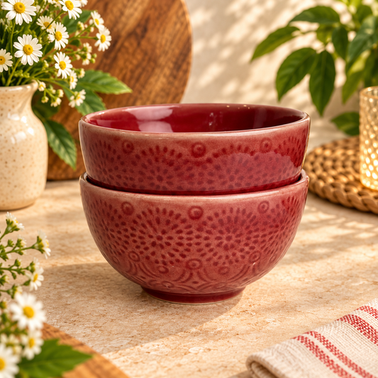 Baarish Red Meal or Noodle Bowl - Pack of one